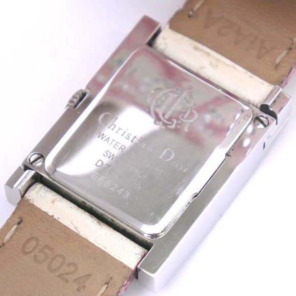 Dior D78-109 Maris Watches White/pink Stainless Steel/leather Quartz Women... - Picture 4 of 9